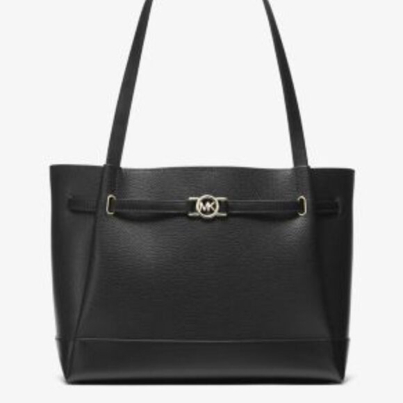 Michael Kors Reed Large Pebbled Leather Tote Bag - Picture 3 of 15